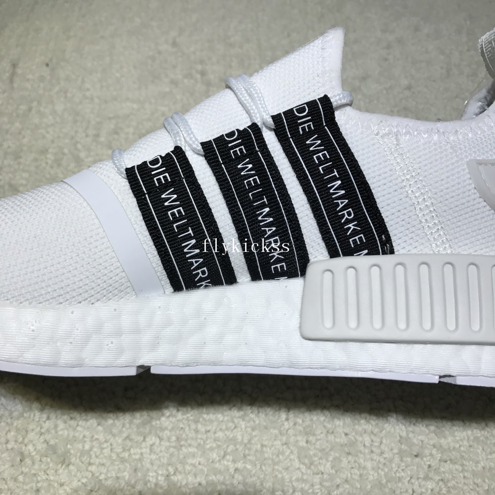 Real Boost Adidas NMD R1 White World